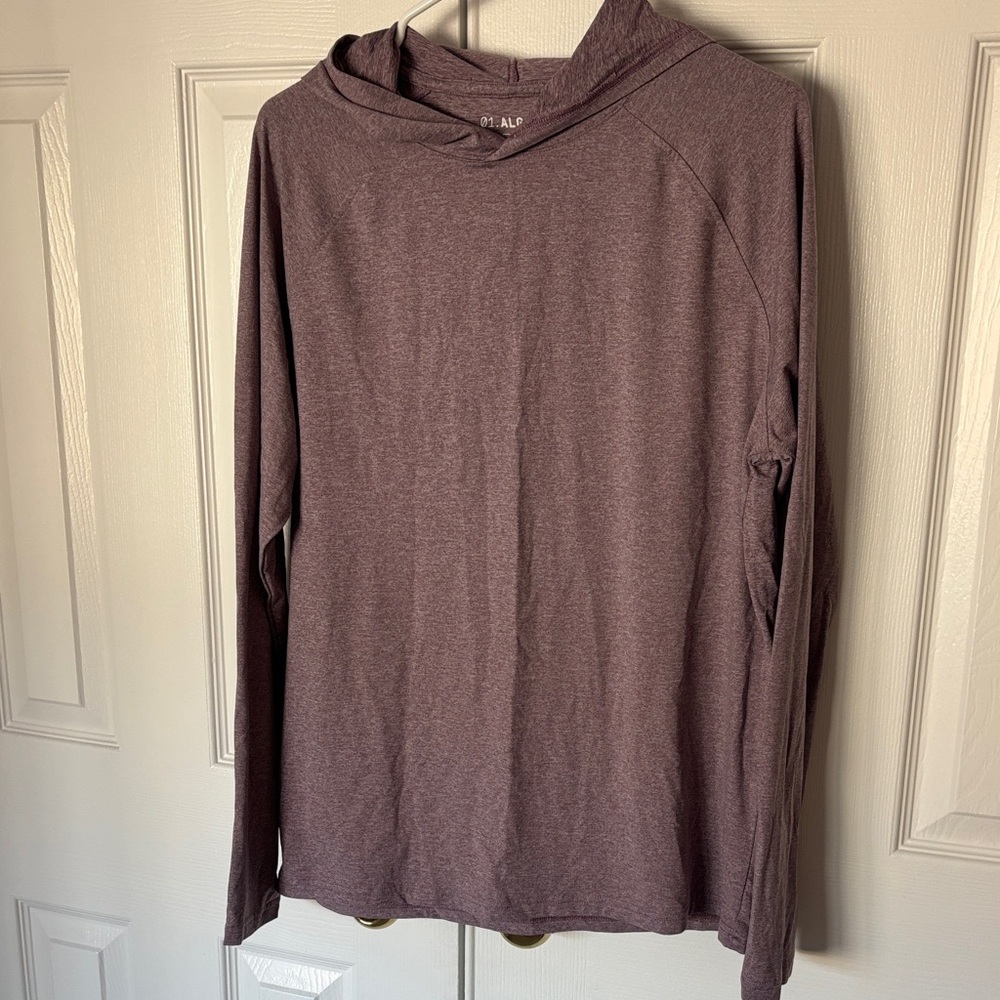 Purple Long Sleeve Hoodie